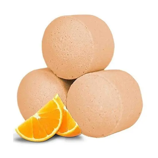 Bombe de bain orange coco